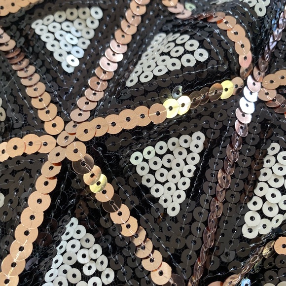 Lulus | Waking Up in Vegas dress in rose gold | XS - Picture 2 of 8